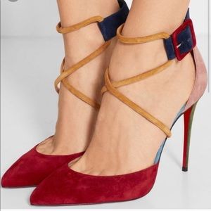 Suzanna red suede